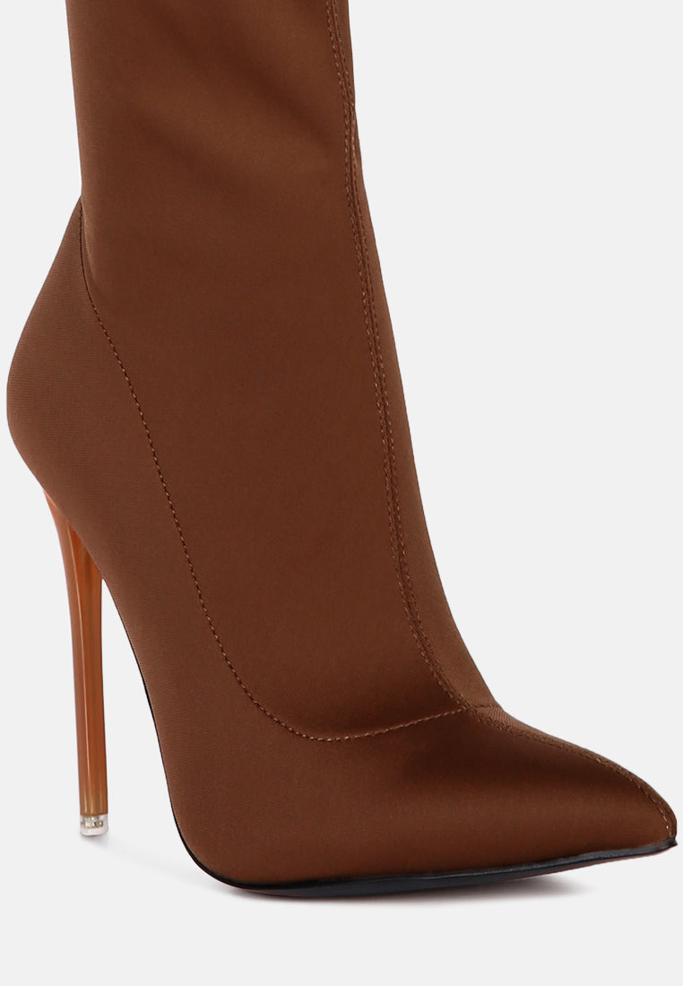 No Calm Superstretch Stiletto Long Boot