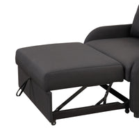 Pull Out Sofa Sleeper 3 in 1 With 2 Wing Table and USB Charge