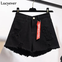 Tassel High Waist & Wide Leg Denim Shorts (Multiple Colors) S - 5XL