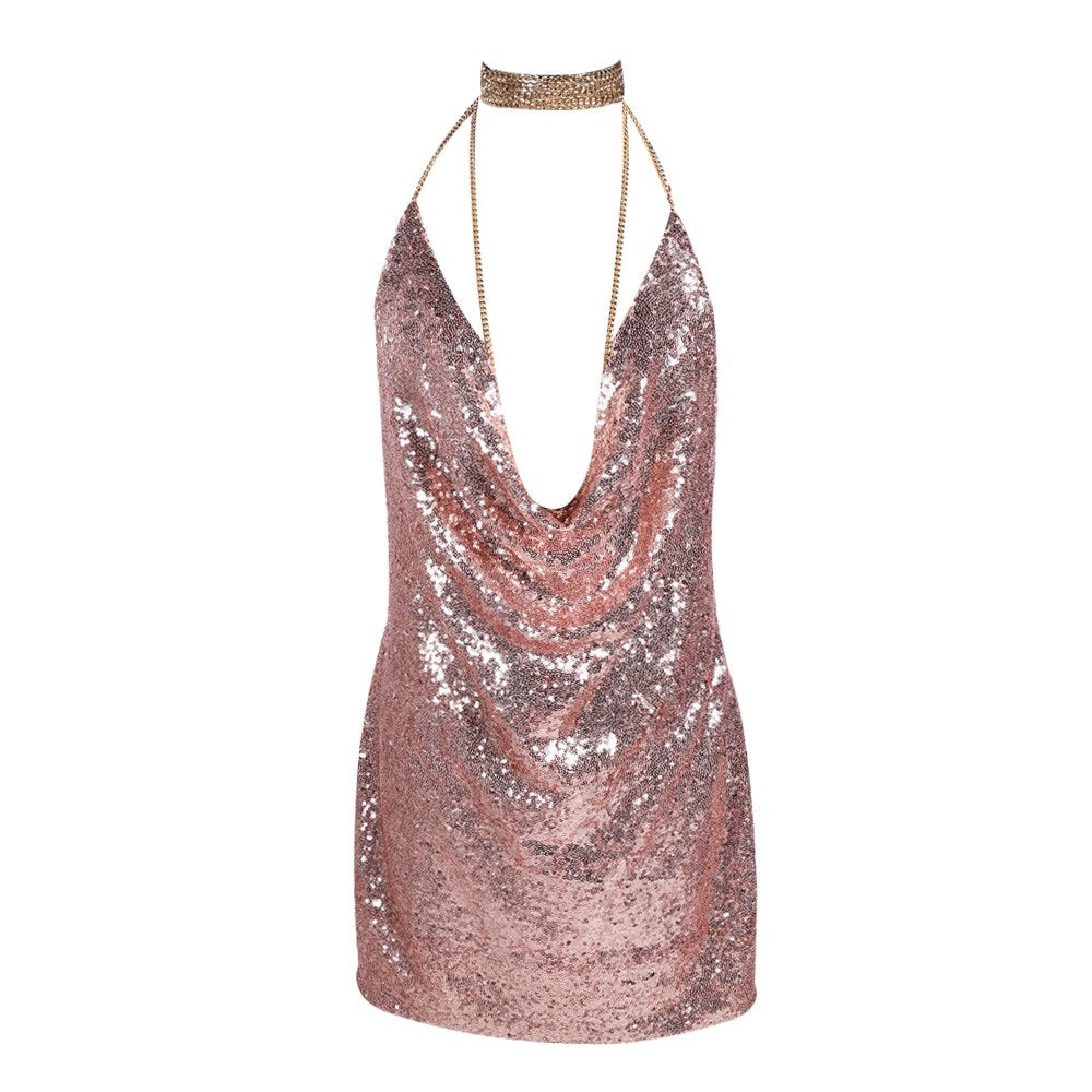 Lay It On Me - Sequined Party Dress