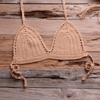 Crochet Push Up Bikini Set Swimsuit