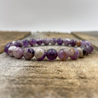 Union - Purple Amethyst Gemstone Beaded Bracelet