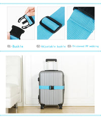 Travel Luggage Strap - Belt Nylon  (Multi Colors)