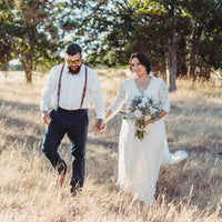 Bestseller Ivory Wrap Lace Boho Wedding Dress