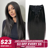 Clip in Extensions Human Remy Hair (Lots of colors and lengths)