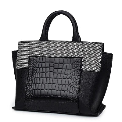 High Quality Sexy Boa Pattern Embossed Leather Lady Shoulder Crossbody Handbags Designer Women Messenger Totes Bag New