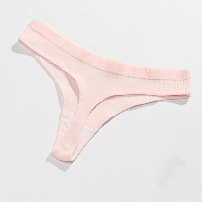 Sexy Cotton Low Waist Panties Thong Lingerie