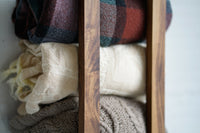 Wood Blanket or Towel Wall Rack