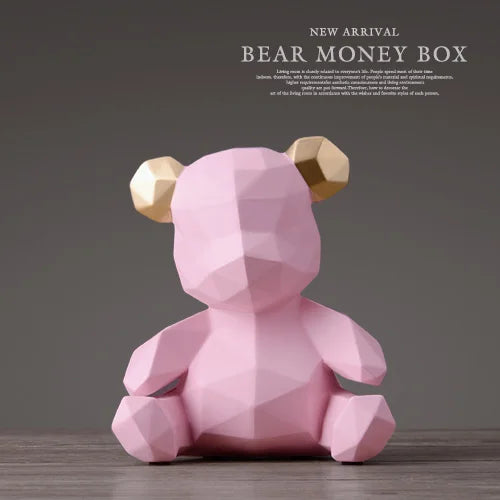 Teddy Bear Money Bank (multiple colors)