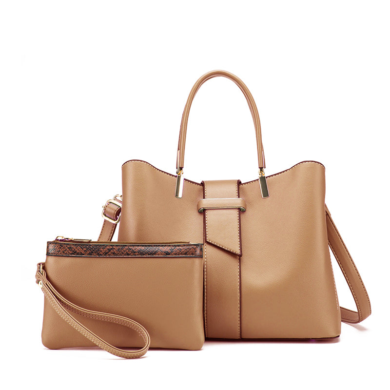 Handbag & Wallet Two Piece Set (Multi Colors)