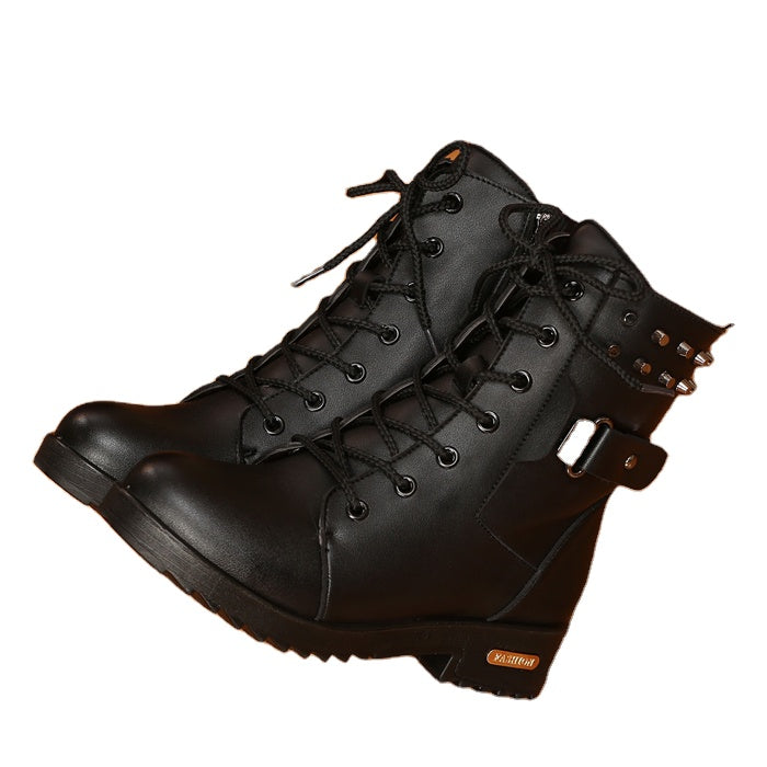 Studded Waterproof Non-Slip Motorcycle Boots