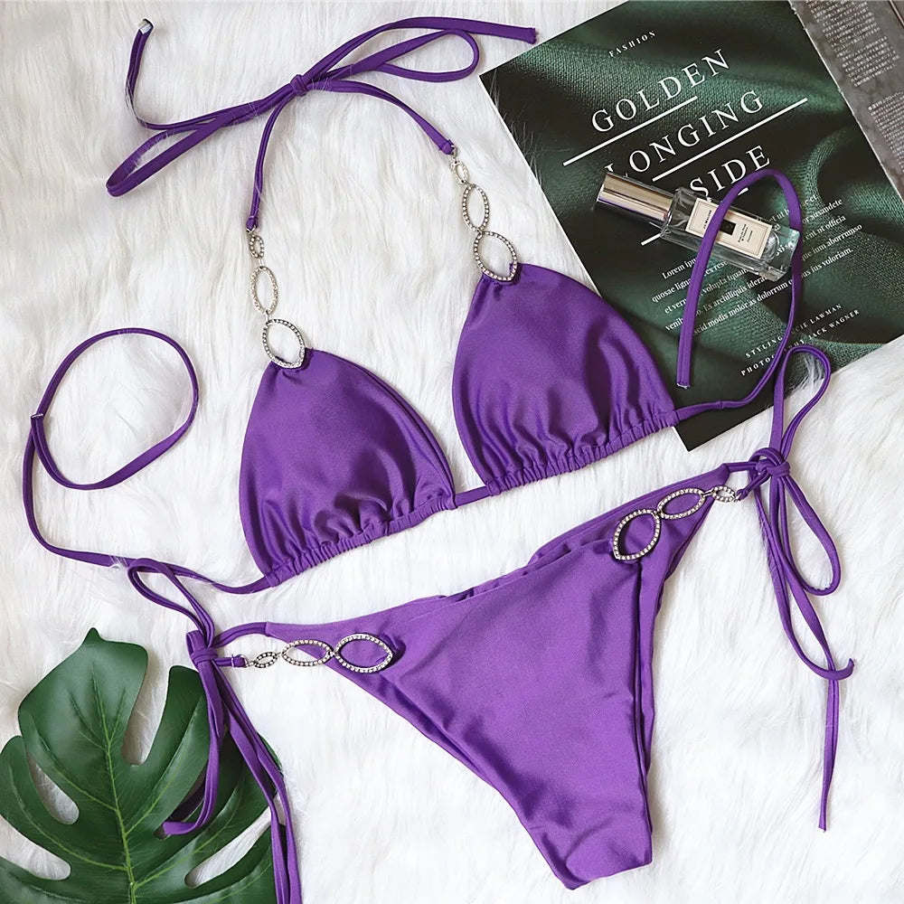 Diamond Two Pieces Bikini Set