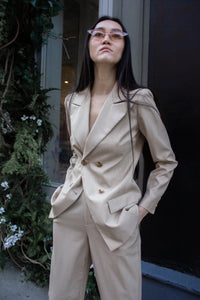 Louise - Classy Blazer in Beige