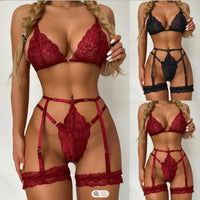 Lace Erotic Strappy Lingerie Set