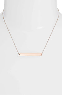 Classic Bar Necklace | More Colors Available