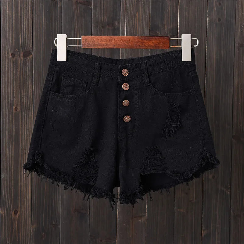 New Arrival Casual Summer Denim Women Shorts High Waist + Plus Sizes available