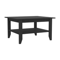 Coffee Table San Jose, One Shelf - Black