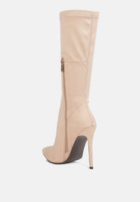 Playdate High Heeled Calf Boots