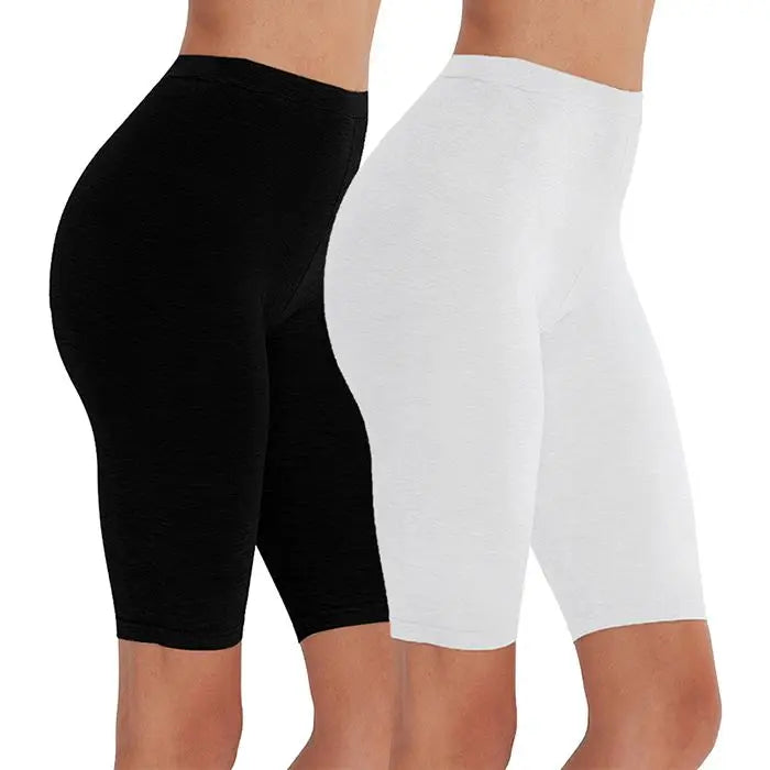 Viscose Spandex Bike Shorts - 2pcs/3pcs Pack Eco-Friendly, Very Soft Comfortable