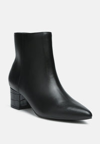 Thalia - Pointed Toe Ankle Boots