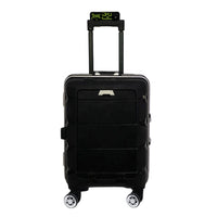 Aluminum Suitcase w/ TSA Lock w/ Phone Holder & Front Open Cup Holder