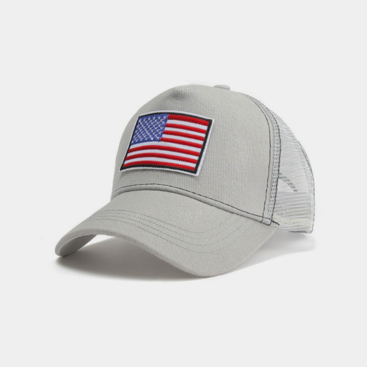 American Flag Trucker Hat With Adjustable Strap (multiple color options)