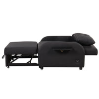 Pull Out Sofa Sleeper 3 in 1 With 2 Wing Table and USB Charge