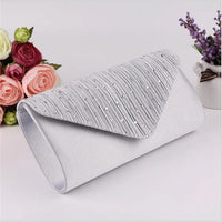 Evening Shoulder Bag / Clutch Envelope Handbag (Multiple Colors)