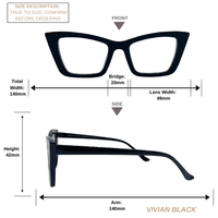 TWELVE - Vivian - UV & Blue light Filtering - Anti-Glare Glasses