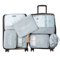 7 Pc Set Travel Packing Cubes / Organizer for Bags Luggage