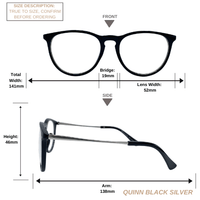 TWELVE - Quinn - UV & Bluelight Filtering - Anti-Glare Glasses