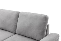 Sleeper Sofa, L-Shape w/ Storage Ottoman & Hidden Arm Storage & USB ports