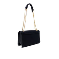 Love Moschino - Double Gold Chain Strap Women's Bag/Purse - BLACK