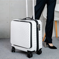 Carry On Hard Shell Suitcase w/ Spin Wheels 18" (Multiple Colors)