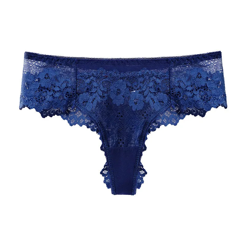 Lace Low Waist Briefs Panty Underwear Lingerie