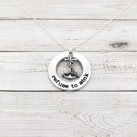 Refuse to Sink Washer Necklace