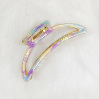 Jenna Half Moon Hair Claw (in Rainbow or White)