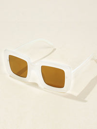 A Fashionista - Stunning Square Sunglasses in Black or Brown Lens