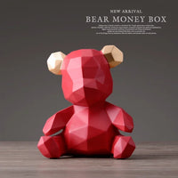 Teddy Bear Money Bank (multiple colors)