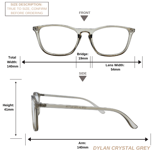 TWELVE - Dylan -  UV & Bluelight Filtering - Anti-Glare Glasses