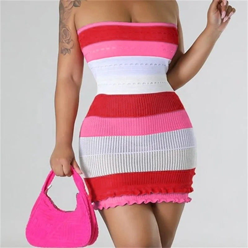 Sexy and Sweet Slim Fit Knitted Dress