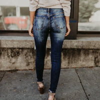 Boyfriend Hole Ripped Skinny Jeans Women