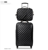 16", 20" & 24" Inch Luggage Sets or Singles w/ Spinner Wheels in BLK & RED