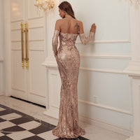 Clara Off Shoulder Gown