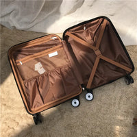 UK Fashion Brand Travel Luggage Ins Luxury Spinner Carry on Trolley Suitcase New Style Travel Trolley Case 20/24/28 Inch