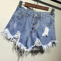 New Arrival Casual Summer Denim Women Shorts High Waist + Plus Sizes available