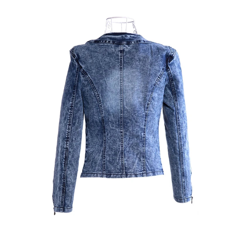 Denim Vintage Diamond Jean Jacket