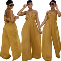 Slingback Jumpsuits (Multiple Colors)