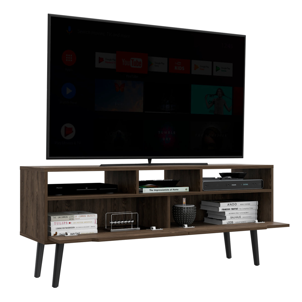 TV Stand For TV´S Up 52" - Dark Walnut