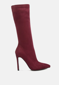 Playdate High Heeled Calf Boots